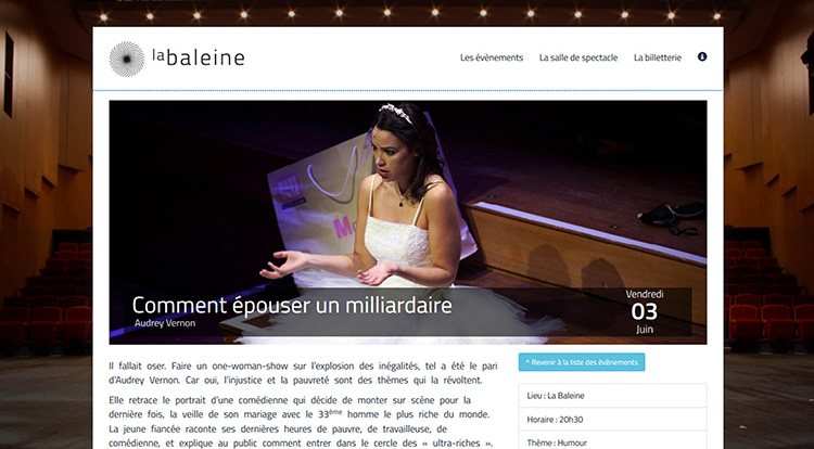 site internet la baleine